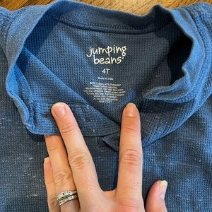 Jumping Beans Blue Kids' Henley